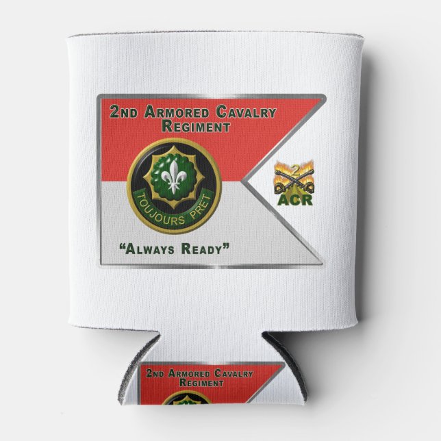 Rafraîchisseur Pour Canette 2e régiment de cavalerie blindée 2e RCB  (Devant)
