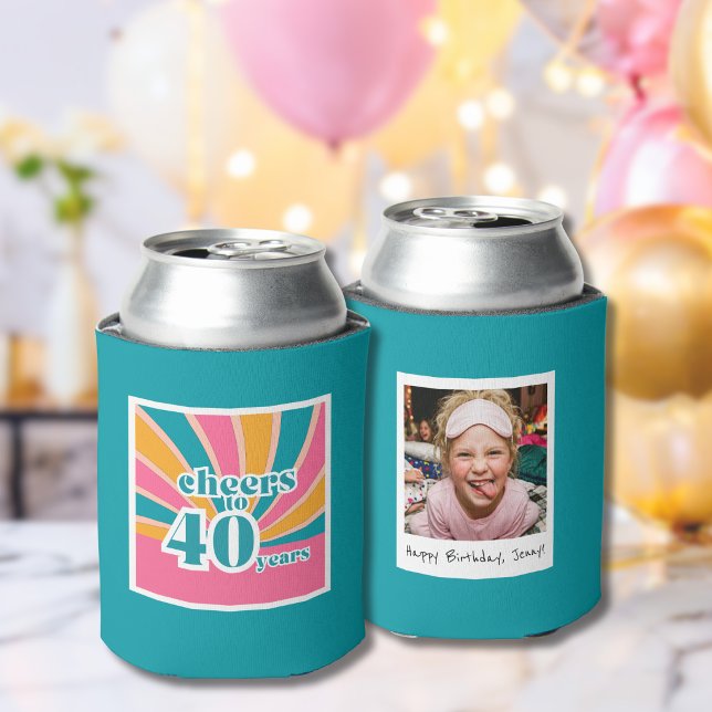 Rafraîchisseur Pour Canette 40 ans Joyeux 40 ans  (Créateur téléchargé)