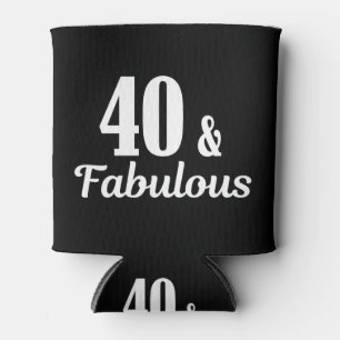 Rafraîchisseur Pour Canette 40e anniversaire 40 et fabuleux