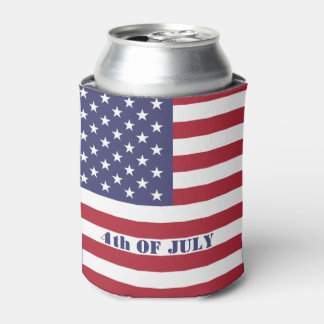 Rafraîchisseur Pour Canette 4 juillet Drapeau américain USA Patriotique