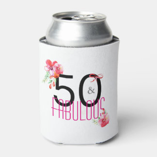 Rafraîchisseur Pour Canette 50 et fabuleux 50e anniversaire cadeau Can Cooler