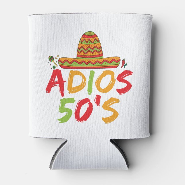 Rafraîchisseur Pour Canette 50e anniversaire de la fête mexicaine Cinco de May (Devant)