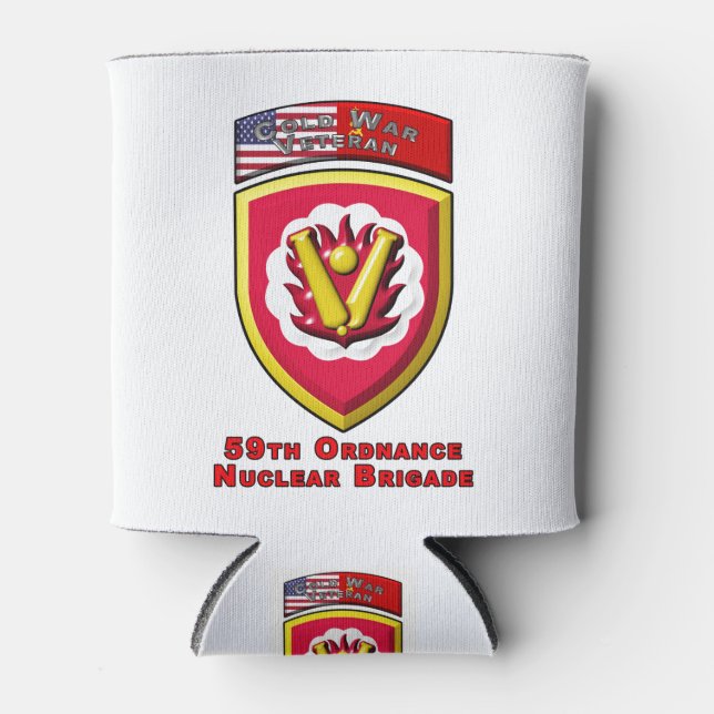 Rafraîchisseur Pour Canette 59e brigade nucléaire (Devant)