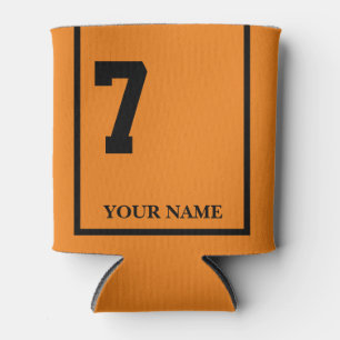 Rafraîchisseur Pour Canette 7 Orange avec Black Horse Saddle Blanket Personnal