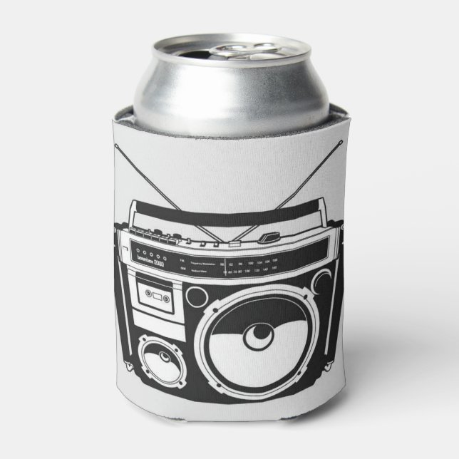 Rafraîchisseur Pour Canette 80s Boombox Grey (Can devant)