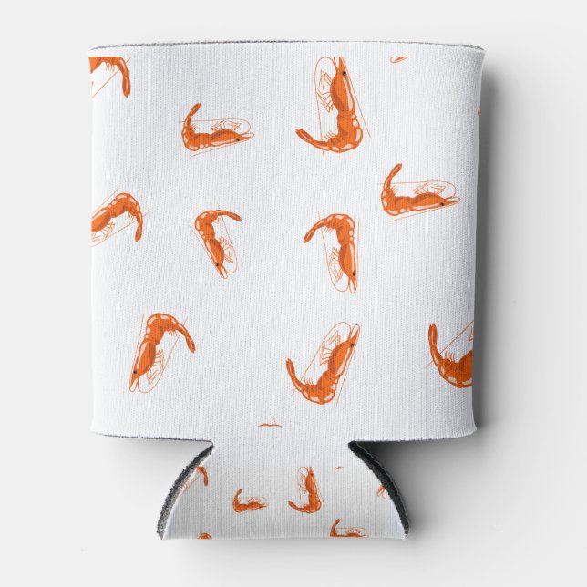 Rafraîchisseur Pour Canette 9954Motif de crevettes (Devant)