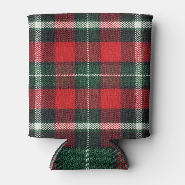 Rafraîchisseur Pour Canette à damiers texture du tissu : blanc, polyvalent (Devant)