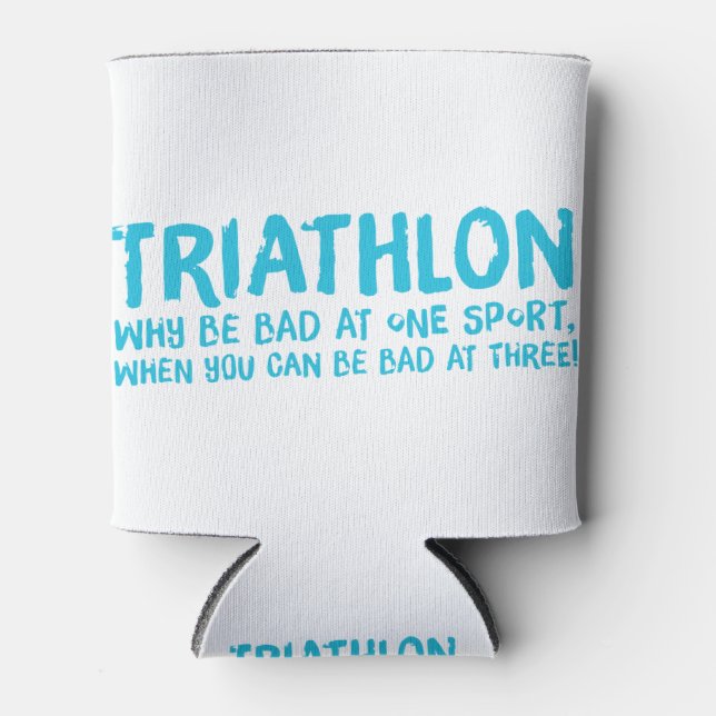 Rafraîchisseur Pour Canette A great Triathlon gift for your friend or family (Devant)