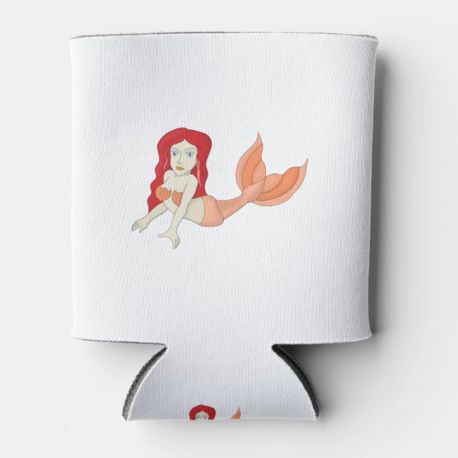Rafraîchisseur Pour Canette A Redhead Mermaid (Devant)