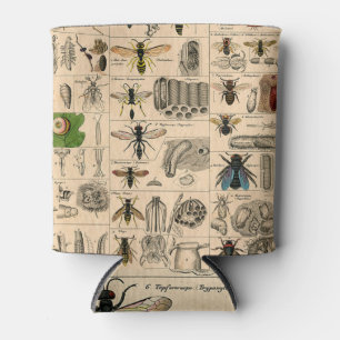 Rafraîchisseur Pour Canette Abeille Insecte Bug Wasp Nature Peinture des abeil