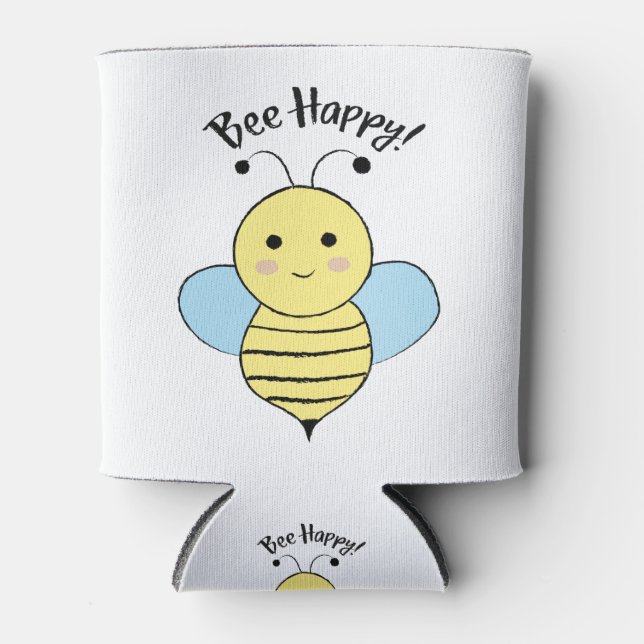 Rafraîchisseur Pour Canette Abeille mignonne (Devant)