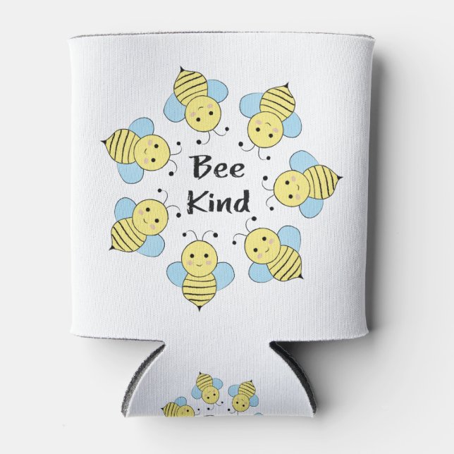 Rafraîchisseur Pour Canette Abeilles gentilles (Devant)