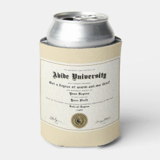 Rafraîchisseur Pour Canette Abide Université Diplôme Can Cooler