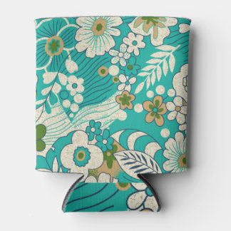 Rafraîchisseur Pour Canette Abstrait Floral Géométrique : Motif sans couture.