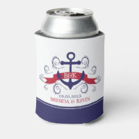 Accents Tourbillonnant d'Ancre marine rouge et ble