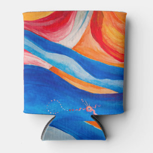 Rafraîchisseur Pour Canette Acrylique colorée : Art Textured Arrière - plan