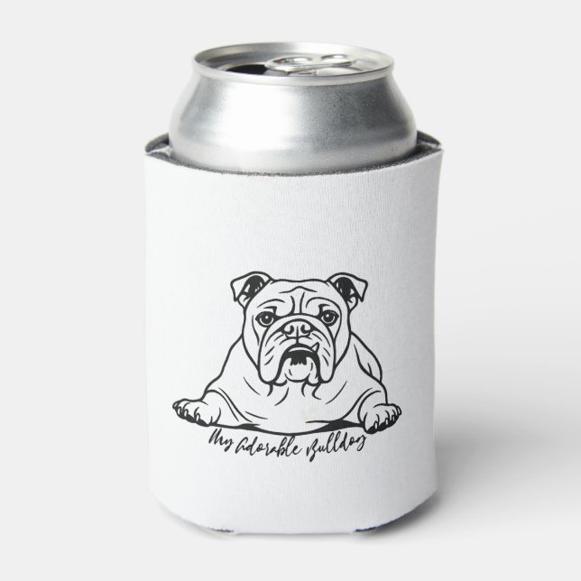 Rafraîchisseur Pour Canette Adorable Bulldog (Can devant)