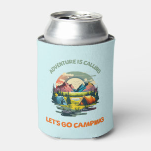 Rafraîchisseur Pour Canette Adventure is Calling allons faire du camping