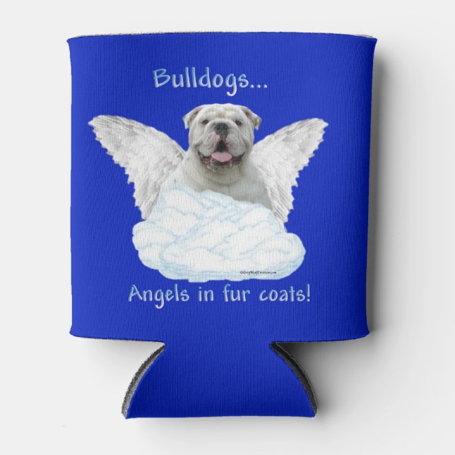 Rafraîchisseur Pour Canette Affiche Ange Bulldog (Devant)