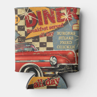 Rafraîchisseur Pour Canette affiche vintage American Diner : style rétro
