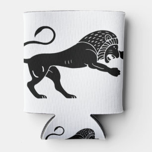Rafraîchisseur Pour Canette Afrique Animal Big Chat Feline Lion Silhouette