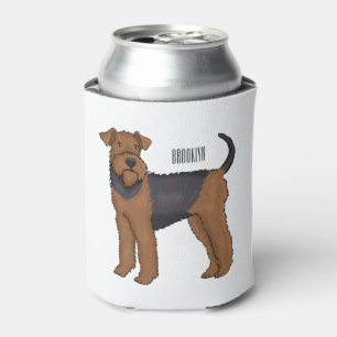 Rafraîchisseur Pour Canette Airedale terrier dog cartoon