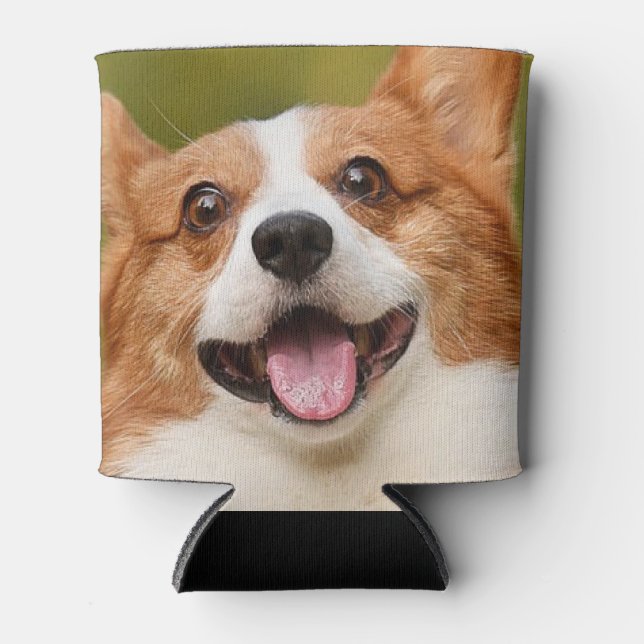 Rafraîchisseur Pour Canette Ajouter photo de chien personnalisé Customisé (Devant)