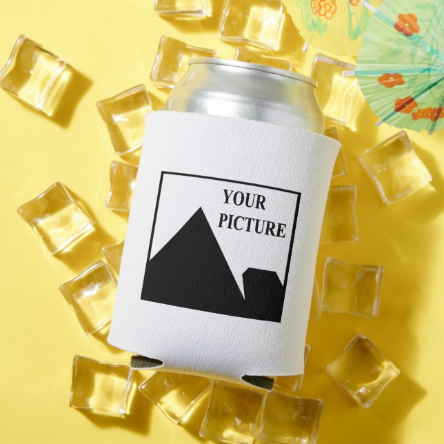 Rafraîchisseur Pour Canette Ajouter une image personnalisée Nom de l'entrepris (Été in situ)