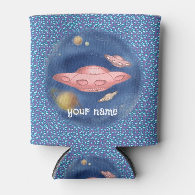 Rafraîchisseur Pour Canette Alien Red Spacilier peut refroidir (Devant)