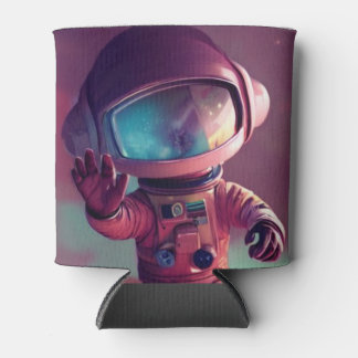 Rafraîchisseur Pour Canette Alien rose minuscule