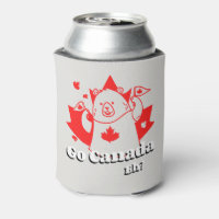 Allez au Canada, hein ? Ours canadien drôle avec d