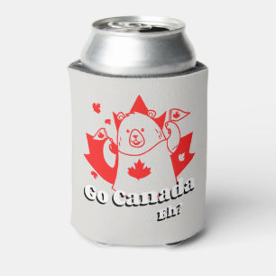 Rafraîchisseur Pour Canette Allez au Canada, hein ? Ours canadien drôle avec d