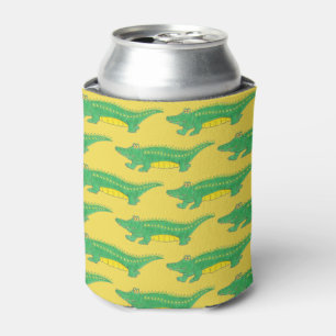 Rafraîchisseur Pour Canette Alligator vert jaune Crocodile Gator Croc Animal
