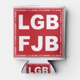 Rafraîchisseur Pour Canette Allons Brandon ! F**k Joe Biden LGB FJB