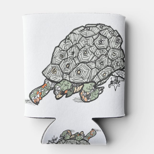 Rafraîchisseur Pour Canette Amateur de tortue (Dos)