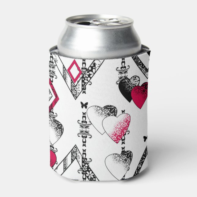 Rafraîchisseur Pour Canette Amour, résille, patchwork (Can devant)