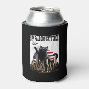 Rafraîchisseur Pour Canette Amusant chat Spy Balloon