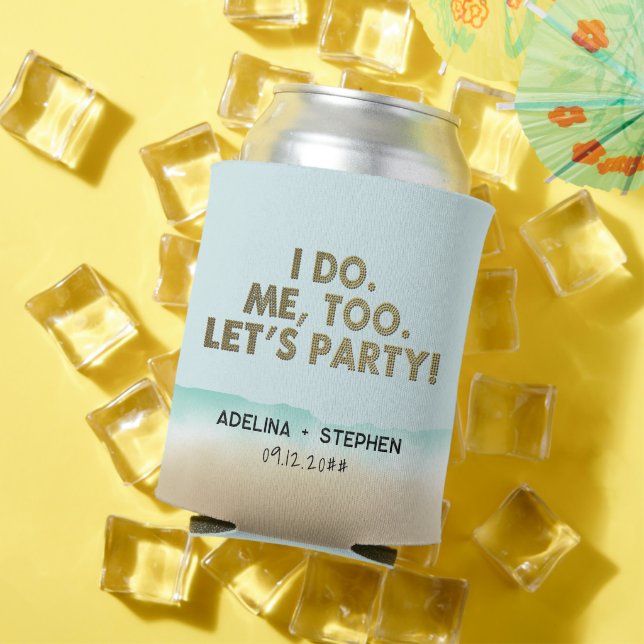 Rafraîchisseur Pour Canette Amusant Je me fais moi aussi Fête Plage Mariage (Été in situ)