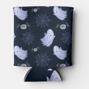 Rafraîchisseur Pour Canette Amusant Motif d'Halloween Spider Fantôme.