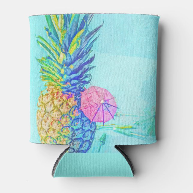 Rafraîchisseur Pour Canette Ananas Tropical (Devant)