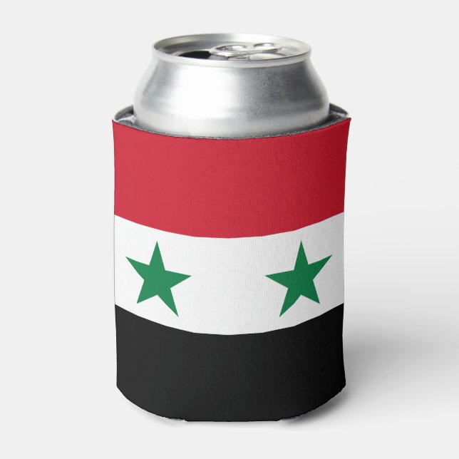 Rafraîchisseur Pour Canette Ancien drapeau de Syrie (Can devant)