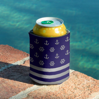 Rafraîchisseur Pour Canette Ancrage et roue/bleu marine