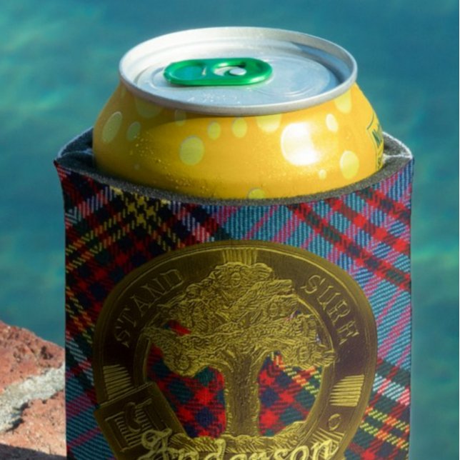 Rafraîchisseur Pour Canette Anderson Clan Can Cooler (Clan Anderson Tartan and Motif Can Cooler (in situ)
)