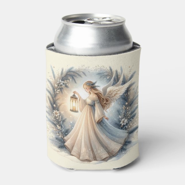 Rafraîchisseur Pour Canette Ange céleste d'hiver Lanterne de paix (Can devant)