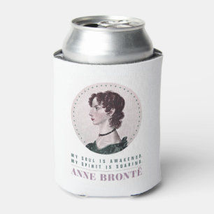 Rafraîchisseur Pour Canette Anne Bronte Portrait et Citation Mon âme est éveil