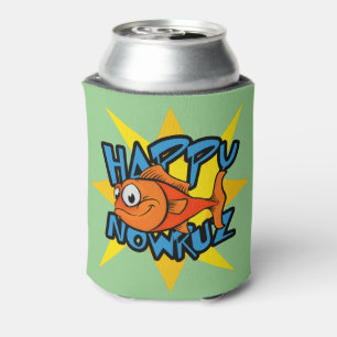 Rafraîchisseur Pour Canette Année persane de sourire Nowruz de Sun de poisson