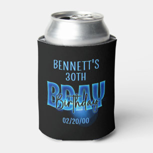 Rafraîchisseur Pour Canette Anniversaire de Blue Neon
