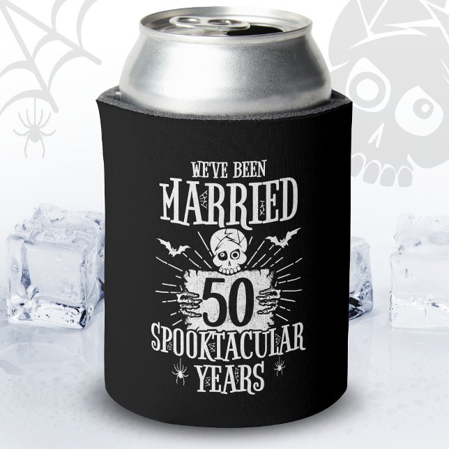 Rafraîchisseur Pour Canette Anniversaire du 50e Mariage de Spooktacular d'Hall (Créateur téléchargé)