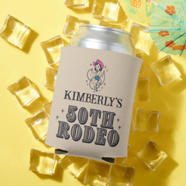 Rafraîchisseur Pour Canette Anniversaire du 50e Rodéo de l'Ouest (Été in situ)