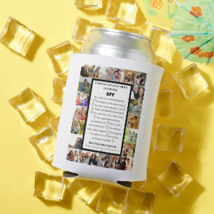 Rafraîchisseur Pour Canette Appréciation de l'amitié   Collage photo BFF 22